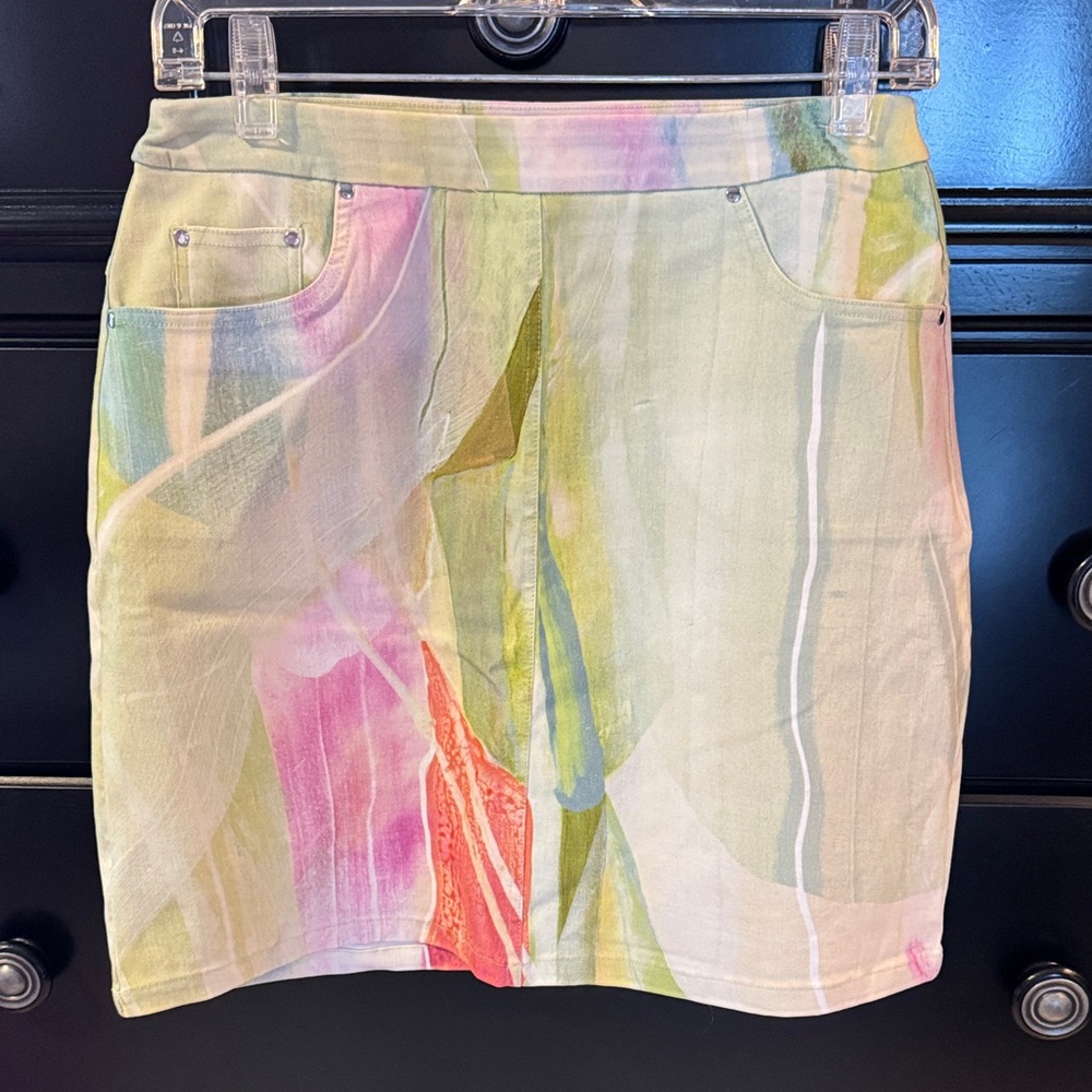 Colorful abstract Skort by Claire D sz XS